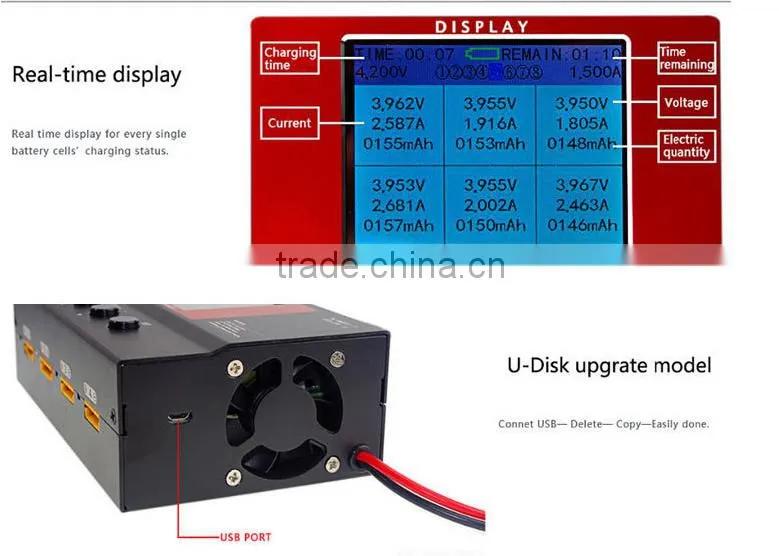 Radiolink Balance Charger Upgarded CB86 Plus for 2-6S Lipo Battery at one time Professional For RC Lipo