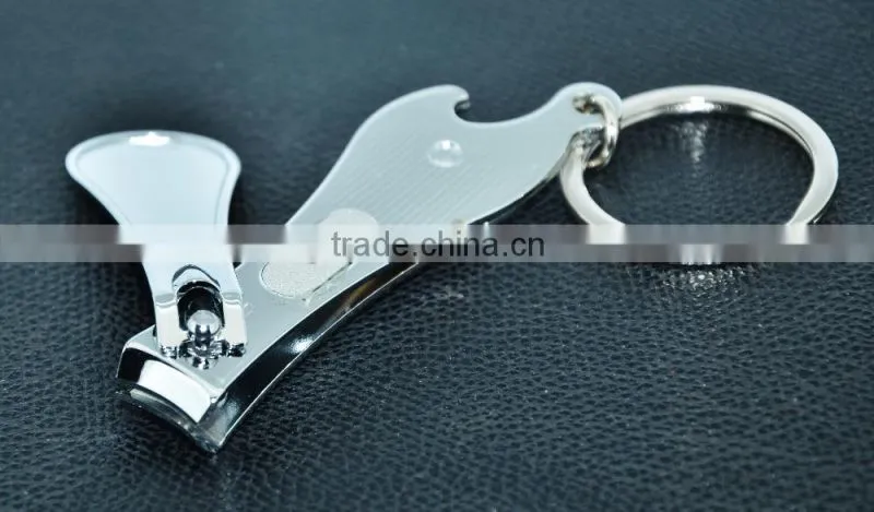 Metal Nail clippers keychain and funny nail clippers cheap nail clipper