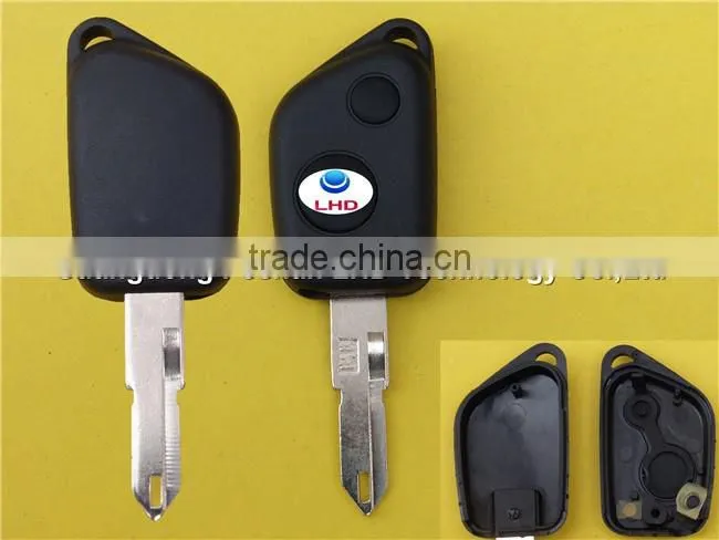 keyless entry remote key case shell replacement for peugeot 2 button 206 car key fob shell