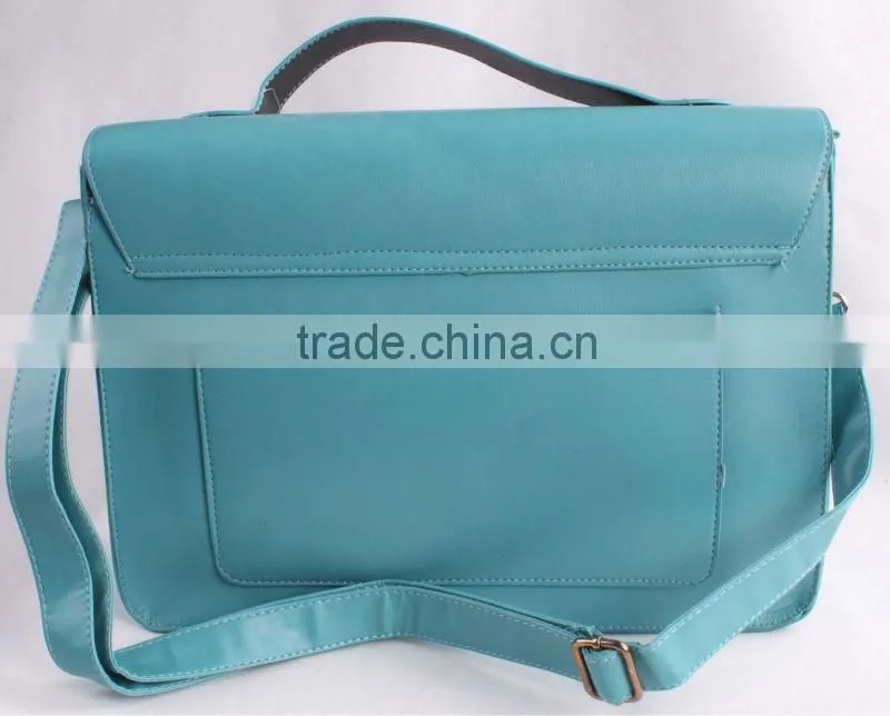 2014 PVC girl school bag office bag for promotion