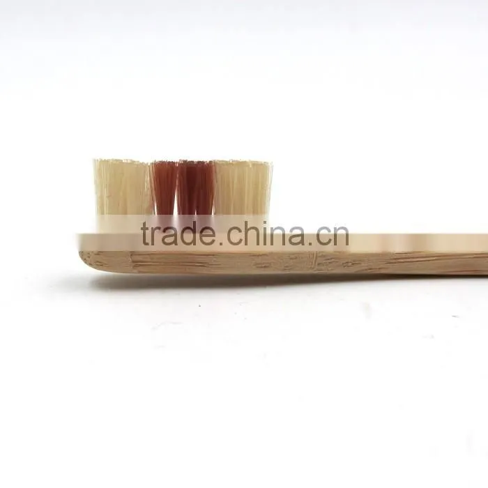 Top quality 100% Biodegradable Environmental Charcoal Bamboo Toothbrush natural bamboo handle hotel bamboo toothbrush