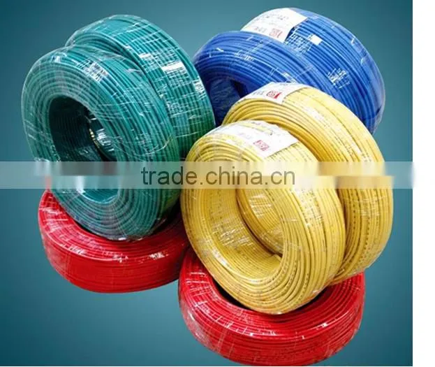 Single core flexible cable 0.5mm2 electrical wire 0.75mm2 1mm2 2.5mm2