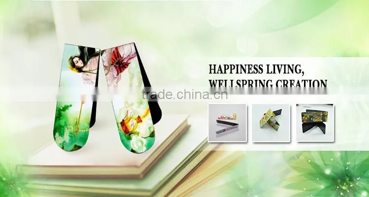 19-0047 Children toys diy wooden bookmarkglossy bookmarkbookmark with magnet
