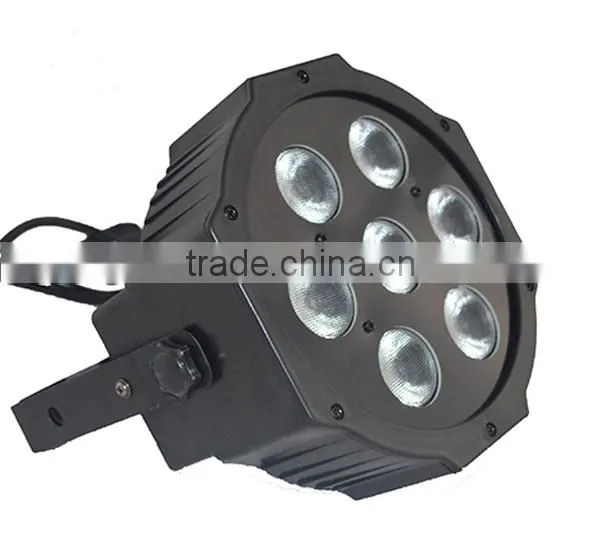 7x10W 4 in1 rgbw flat LED Par Light 7*10W