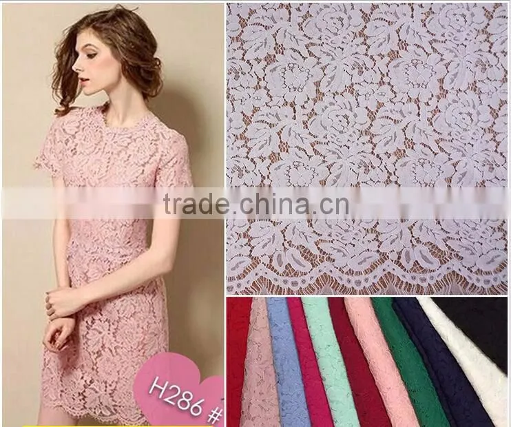 red/white fabric lace
