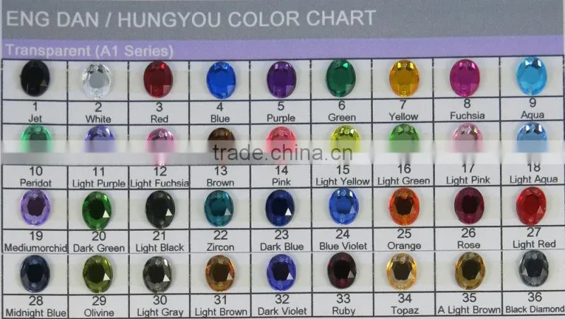 Unique Designs Transparent Flat back Embossed Sew on Acrylic Rhinestone
