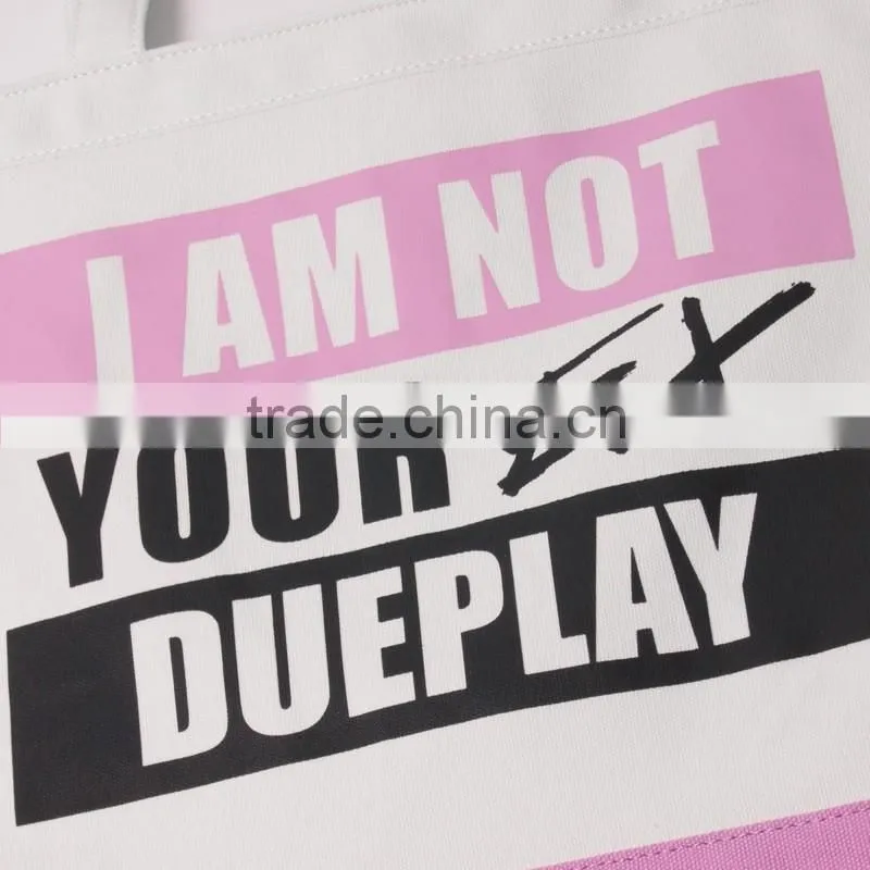 Eco recyclable shopping cotton tote bag