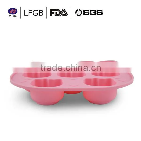With stock! factory price popular hello kitty shape silicone cake mould