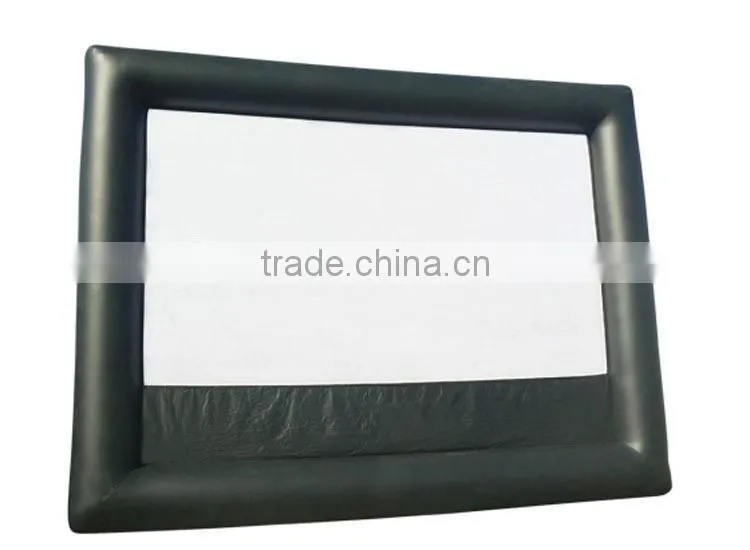 EN71 inflatable movie screen, portable advertising movie screen for sale