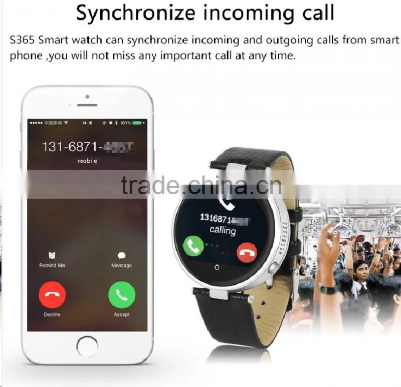 Bluetooth smart Watch for iPhone and android phone ,pedometer ,bluetooth smart watch