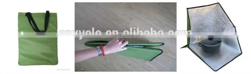 New design Portable camping solar BBQ/ solar oven/ solar cooker panel