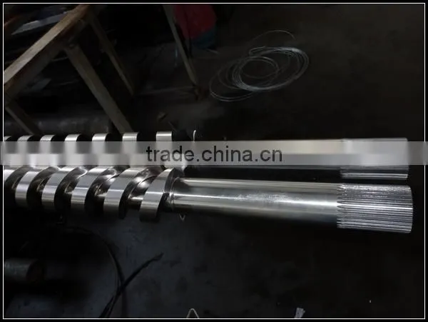 bimetallic/nitride 38CrMoAla parallel twin screw plastic machine screw barrel