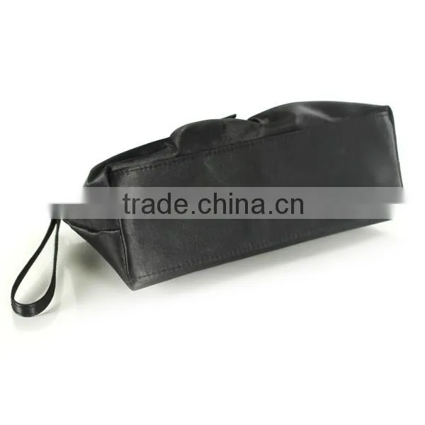 Satin Cosmetic bag with closer