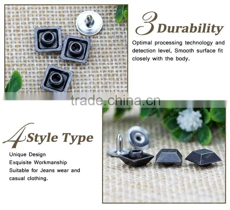 Fashion Metal Button Decorative Metal Rivet for Jeans Accessory