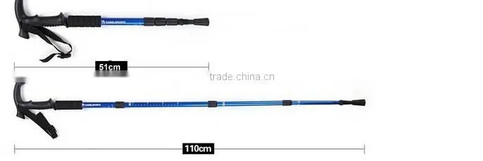 Old Man outdoor sports camping hiking pole walking telescopic stick cane trekking ski poles climbing mountaineering crutch