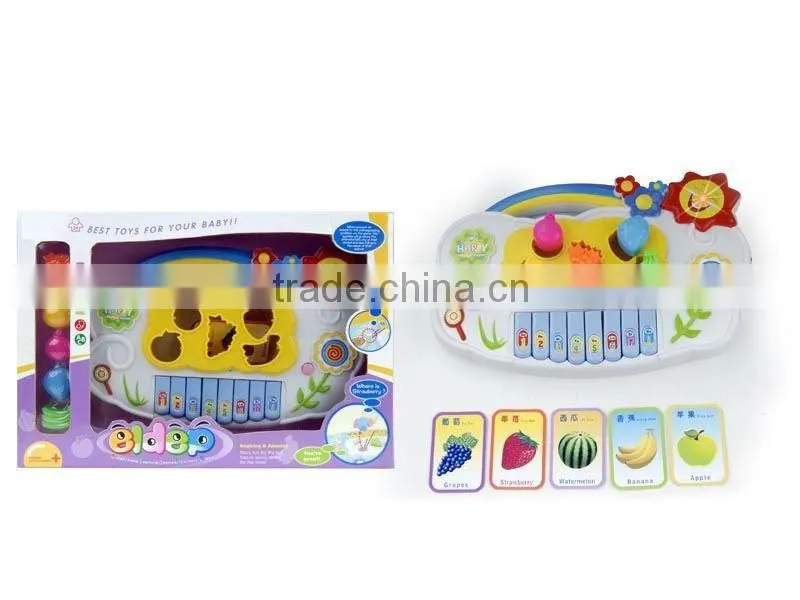 kid plastic electronic toy organ with light & music(musical instrument,piano,keyboard)