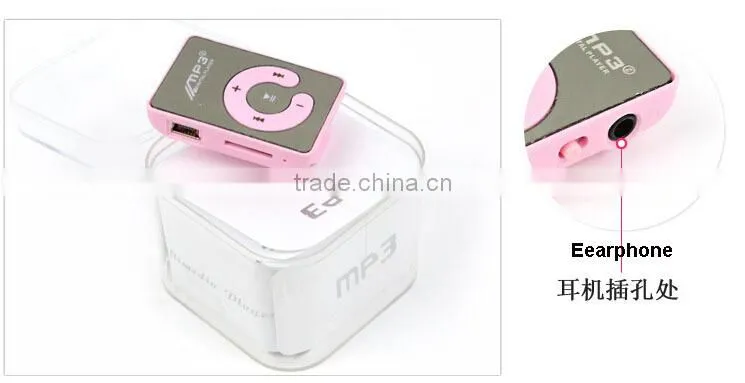 Free download mp3 music hot selling mini clip sport mp3 player