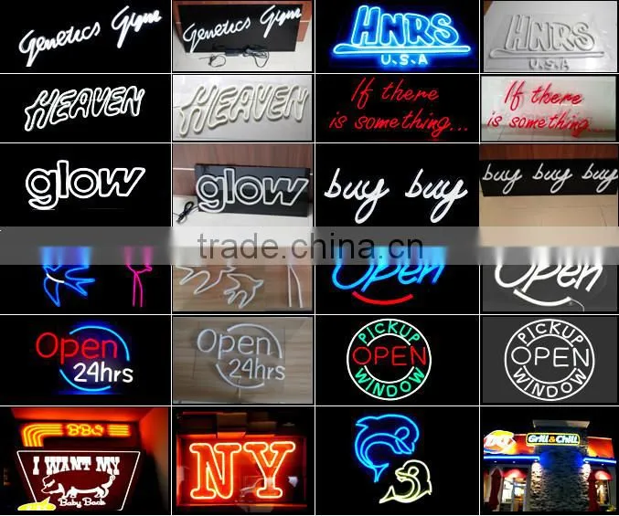 Wholesale factory restaurant outdoor vivid led neon sign