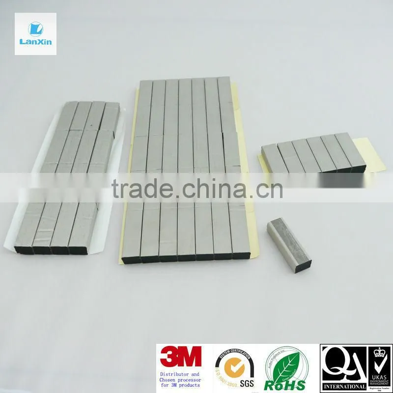 Stamping adhesive conductive fabric