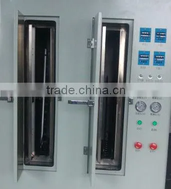Pneumatic double tank stencil cleaner