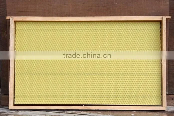Pure beeswax foundation for apiculture use