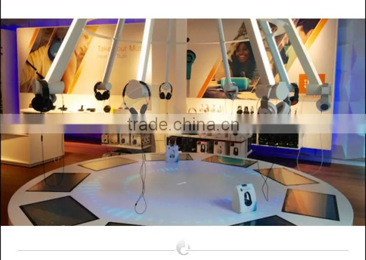 Hongjin Smart Touchscreen Led Display Cabinet with Earphone