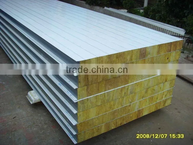 Rock wool sandwich panel