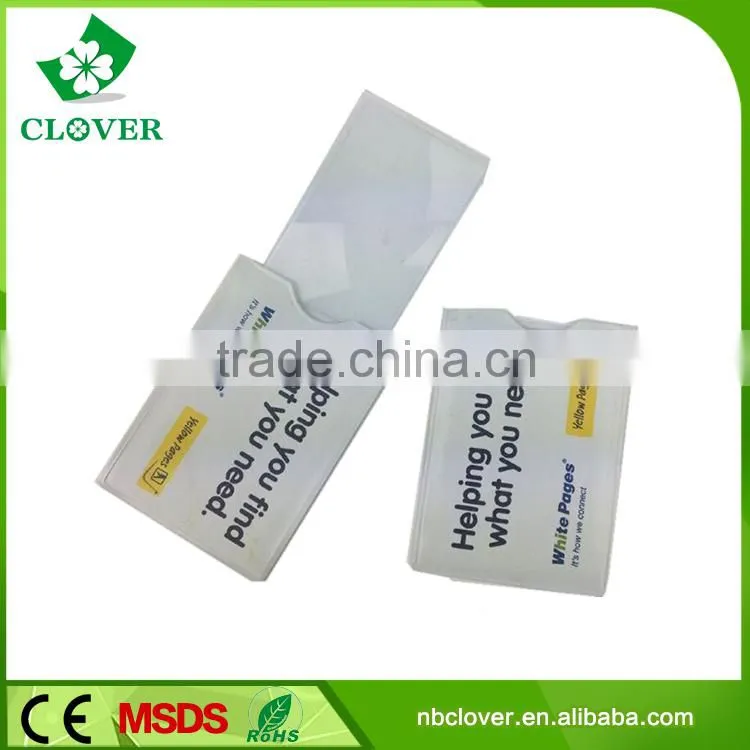 Plastic material portable reading business card magnifier