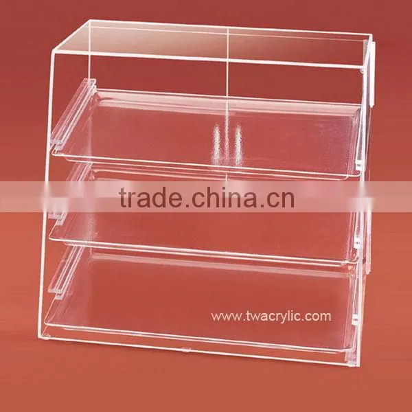 Customized antique acrylic train shaped candy tin box