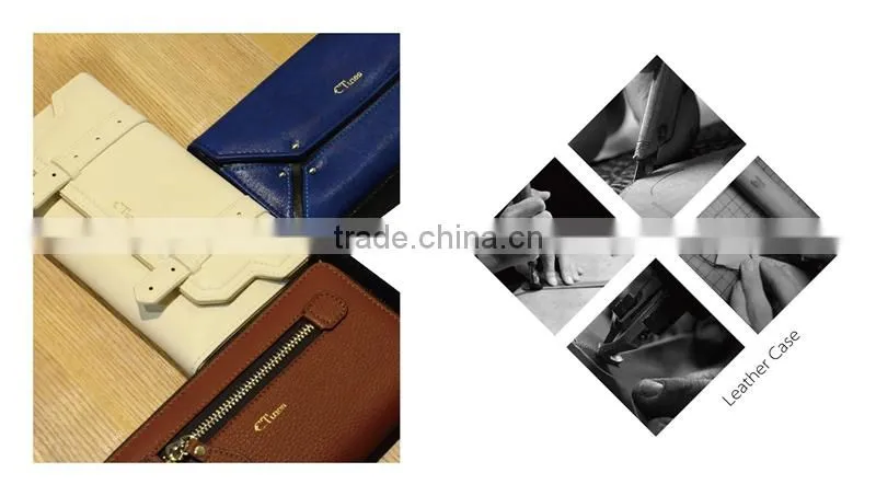 C&T Women Purse Credit Card Holder Strap Leather Wallet Case For Iphone 6S