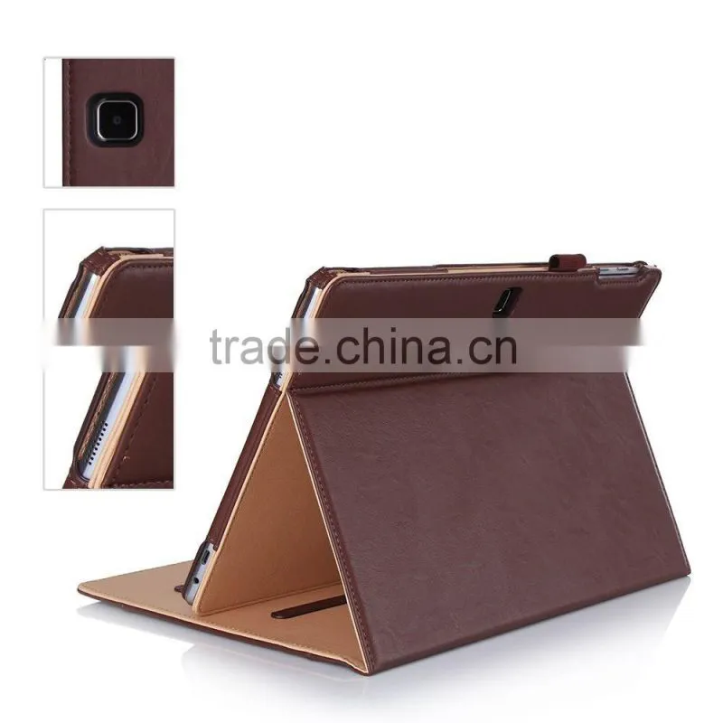 Shenzhen Manufacture high quality leather case cover for Samsung Tab pro S