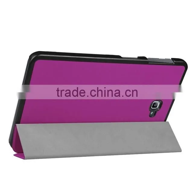 three fold flip leathe case cover for samsung TAB A 10.1