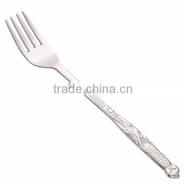 Solid sterling silver fork meat fork serving fork service fork serve fork Mirror Finish serveware for holiday dinner