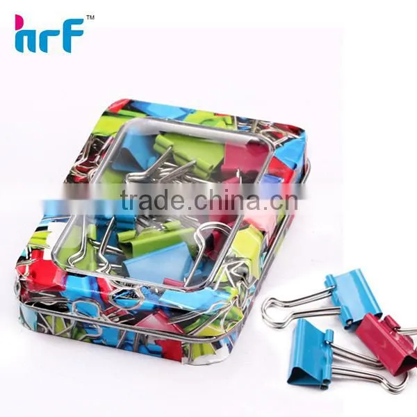 19mm binder clip 25pk in plastic bottle ,binder clip set in plastic bottle