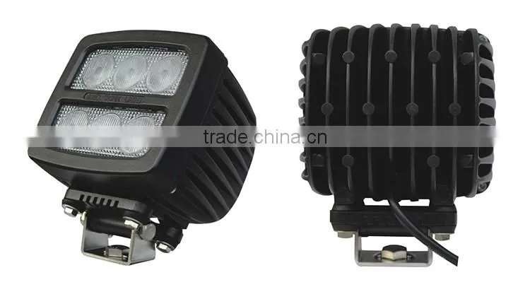 Reverse Polarity protected 9V 32V DC car work light led with PC cover
