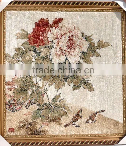 handmade silk tapestry carpet