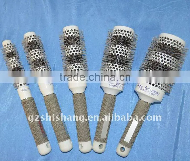 Professional Hairdresser Vent Round ceramic Hair Brush set