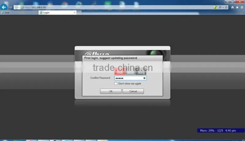 Original Dahua 4MP IPC-HDBW4421R-AS IP network camera Support POE & Micro SD storage Audio alarm
