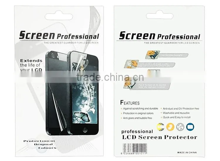 easy fit ultra clear protector for samsung galaxy Note 3 cell phone protector
