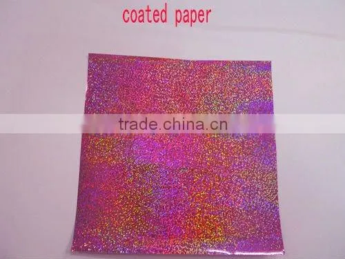 PET laser paper,Metallized paper