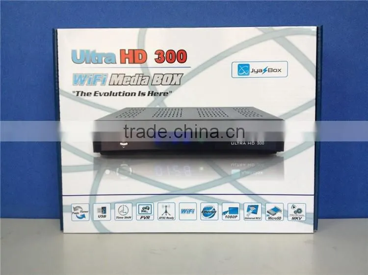JYAZ Box Ultra HD 300 with JB200 8PSK WiFi Universal Remote Control