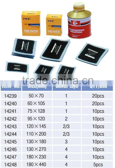 Radial Tire Repair Patch