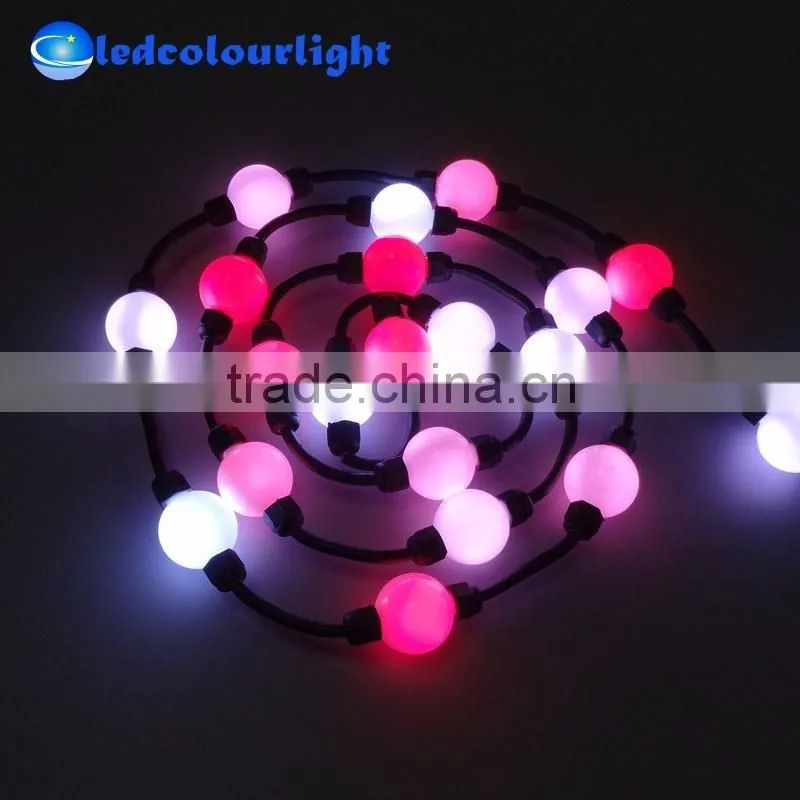 Cheap christmas ornaments balls kinetic lifting sphere led ball string light