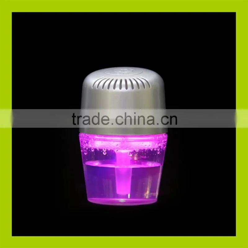 KM-01 hot sale mini USB car air purifier with one LED light for car