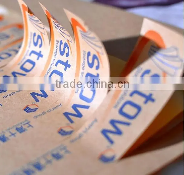 80g art paper OEM self adhesive barcode shipping label sticker