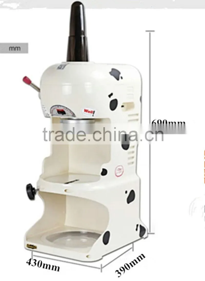 Good Quality Automatic Sundae Ice Cream Snow Flake Making Machine Ice Block Shaving machine Ice Crushe(Skype:lisa@jzhoufeng.com)