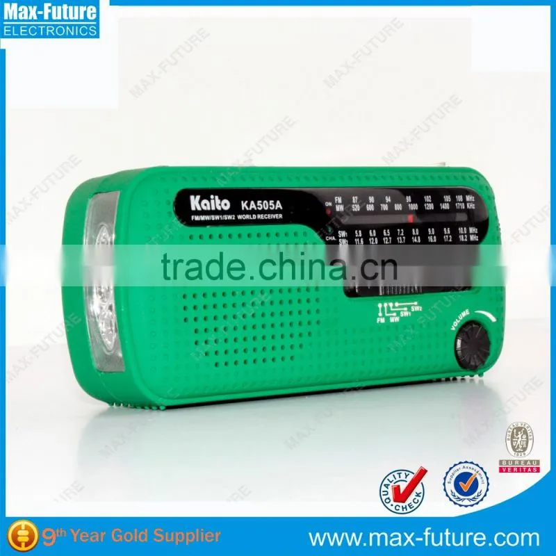 Hand dynamo radio torch,AM/FM/Weather band with speaker