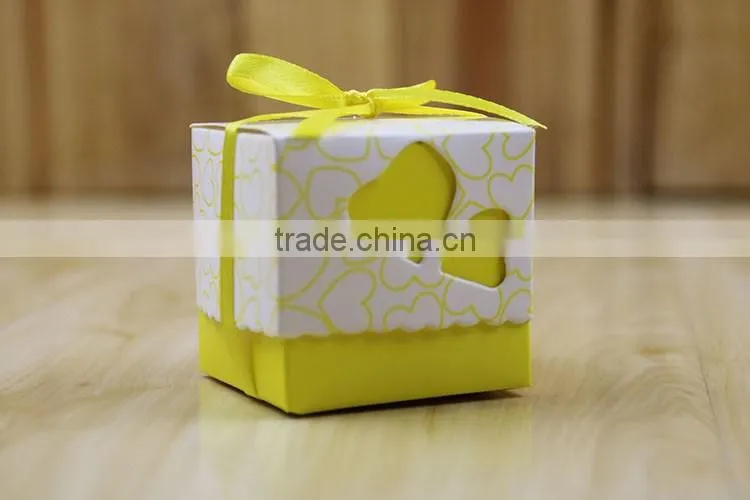Heart Wedding Box Bomboniere Candy Box Wedding Gift Favour Party Supply