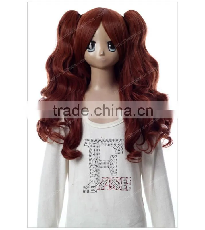 Brown pony-tail hairpiece Hair wigs for black men