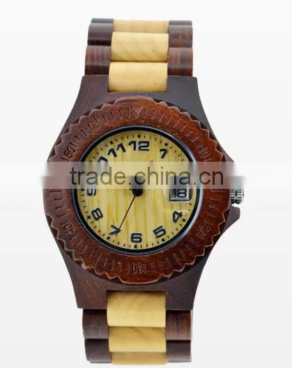 Quartz Mens Wood Watch 2016
